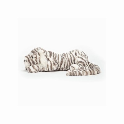 Jellycat Sacha Snow Tijger | ZO5674901